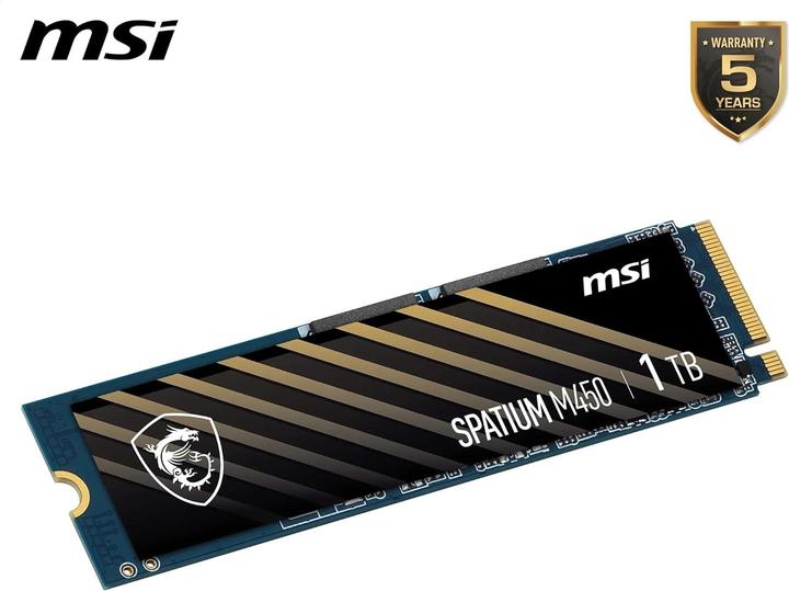 Image du produit MSI Spatium M450 (1000 Go, M.2 2280)