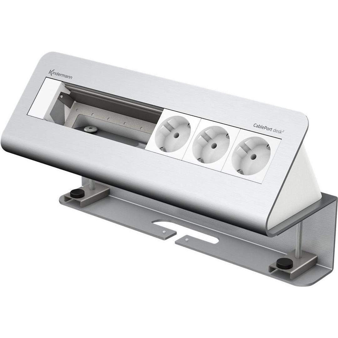 Kindermann, Steckdosenleiste, CablePort desk² 6-fold (6 x)