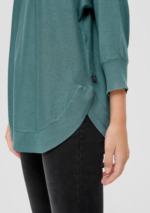 Produktbild s.Oliver Strickpullover Strickpullover aus Viskosemix (S)