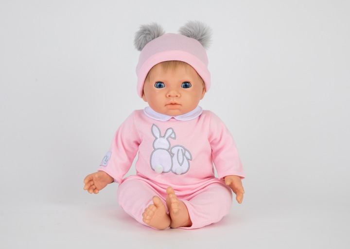 Immagine prodotto Tiny Treasures Bambola Rosa Pom Pom w. Capelli biondi