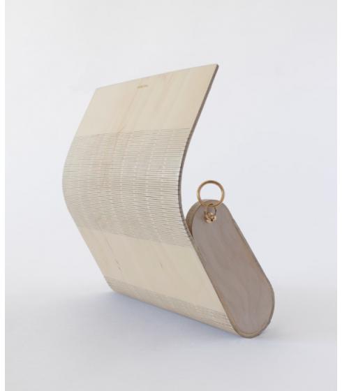 Immagine prodotto False Exklusive Handtasche HOLZ Ivory -RAW