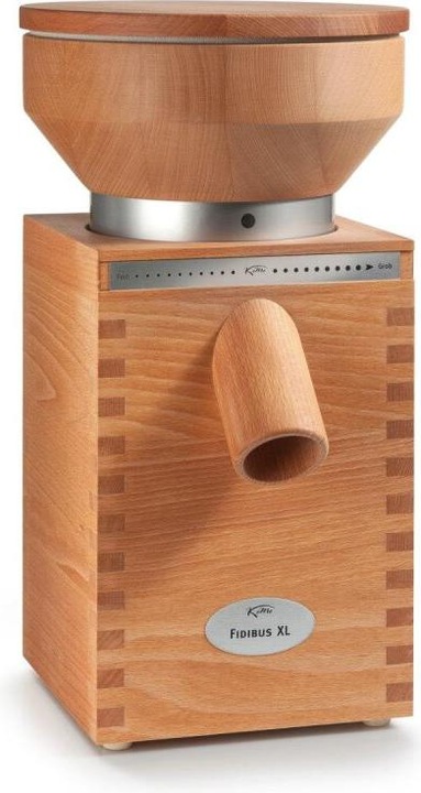 Immagine prodotto Komo Mulino per cereali Fidibus XL in legno di faggio con motore da 600 watt.