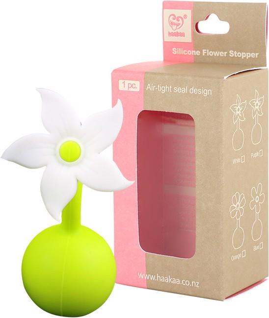 Produktbild Haakaa Milchpumpe Blumenverschluss - Weiss