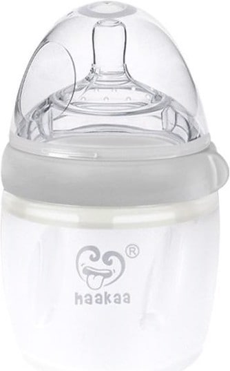 Actual product image Haakaa Generation 3 Baby Bottle 160ml - Grey