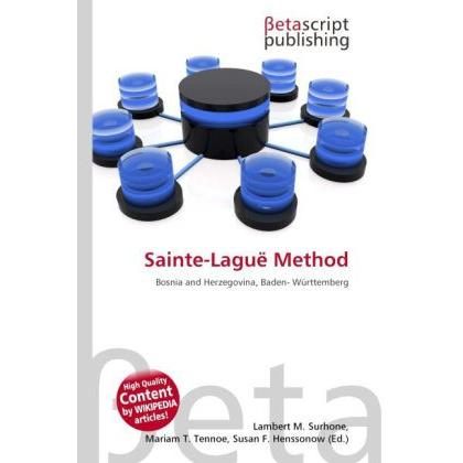 Thumbnail - Sainte-Laguë Method, Fachbücher von Lambert M. Surhone, Miriam T. Timpledon, Susan F. Marseken
