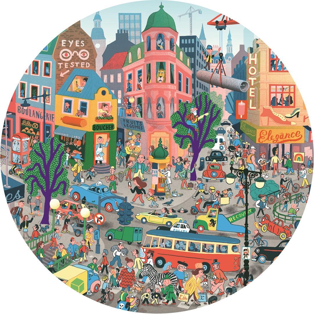 Thumbnail - Djeco Wimmelpuzzle Die Stadt 200 Teile (200 Teile)