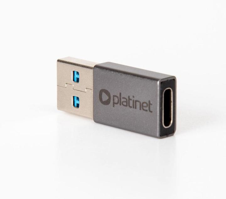 Produktbild Platinet USB-A zu USB-C Gen 1 Media Adapter Grau (USB Typ-C)