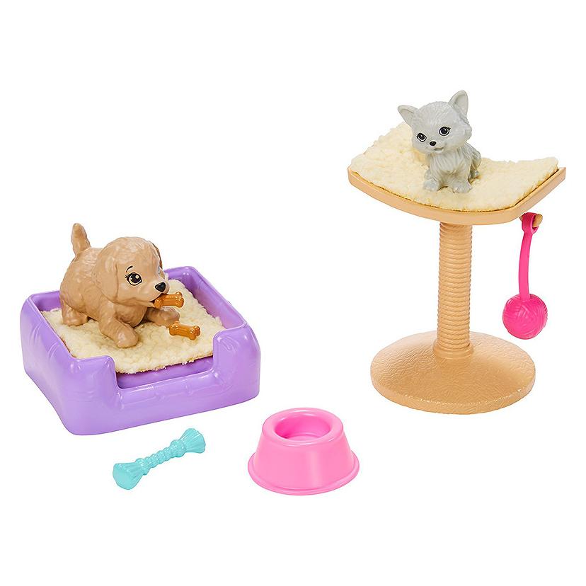 Mattel Barbie Pet Nursery Playset Including 2 Dolls 4 Dogs 3 Cats 21