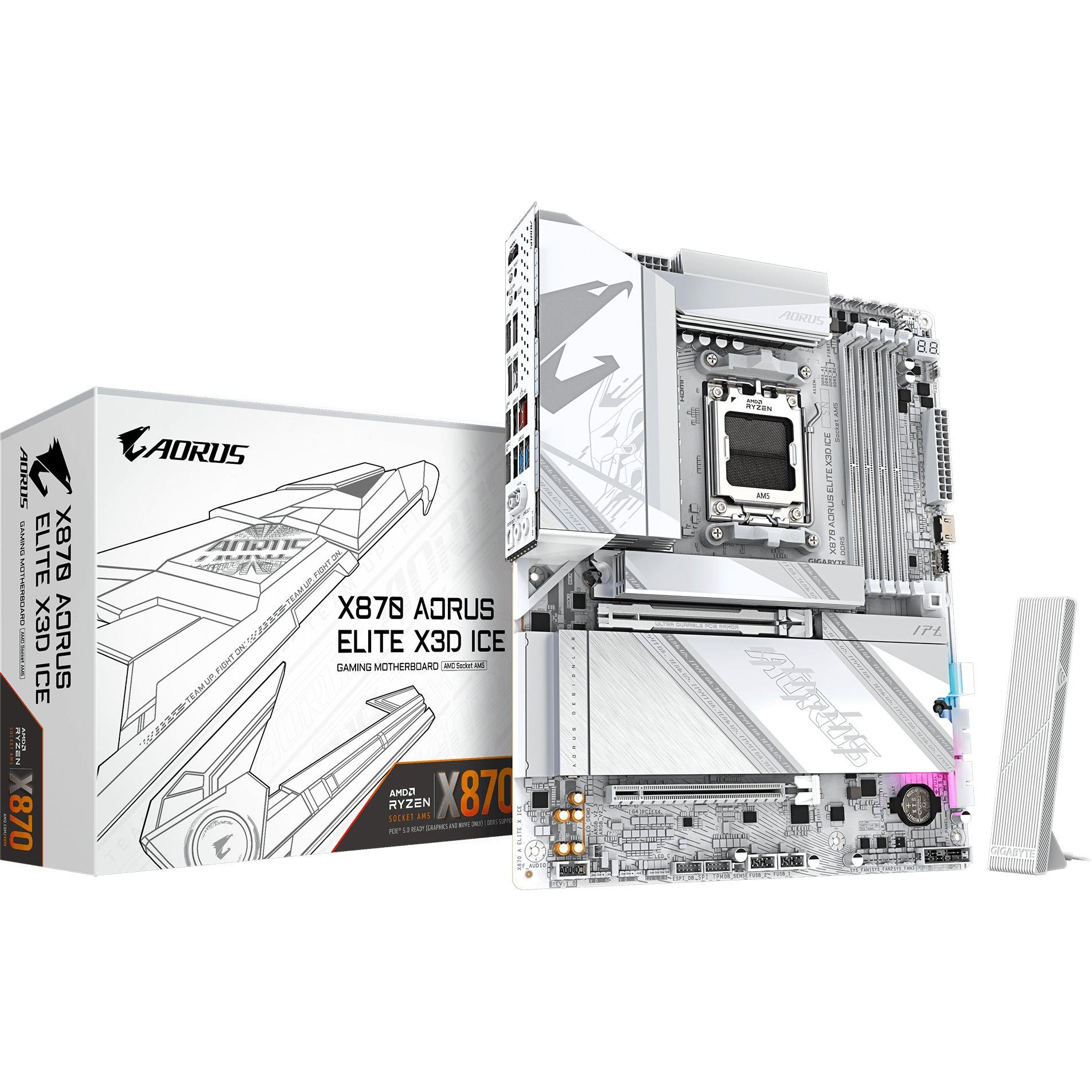 Gigabyte X870 A ELITE X ICE (AM5, AMD X870, ATX), Mainboard