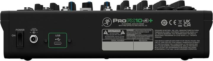 Actual product image Mackie ProFX10v3+ (Studio- and Livemixer)