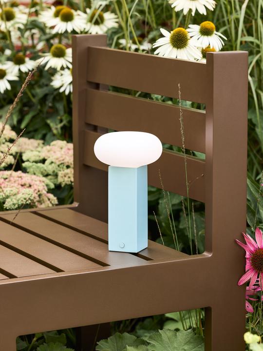 Produktbild Hübsch Low Tragbare Lampe Blau