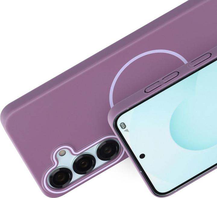 Image du produit Mobiparts Slim Line Case Samsung Galaxy S25 (MagSafe Compatible) Imperial Purple (Samsung Galaxy S25)