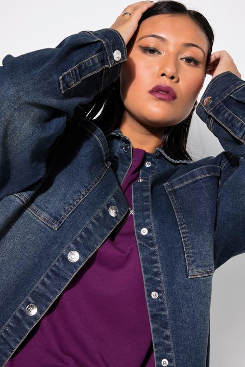 Produktbild Studio Untold Jeanshemd, Oversize Shape, Vintage-Optik (56)