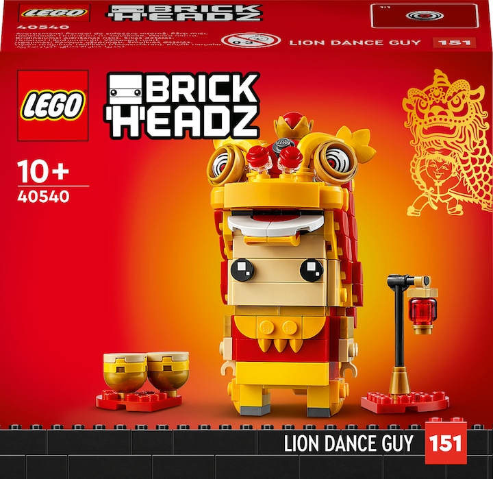 Produktbild LEGO Brickheadz Löwentänzer (40540, LEGO Brickheadz, LEGO Seltene Sets)