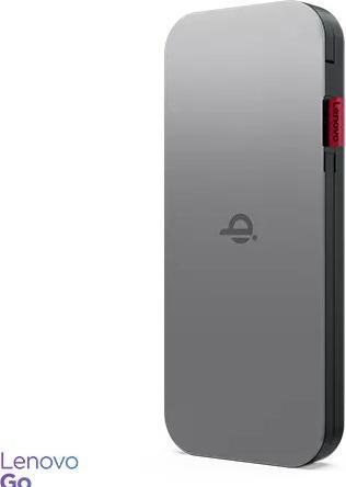 Actual product image Lenovo GO Wireless Power Bank 10000 mAh, Thunder Black, 258 g, 15 W (10000 mAh, 15 W, 38.50 Wh)