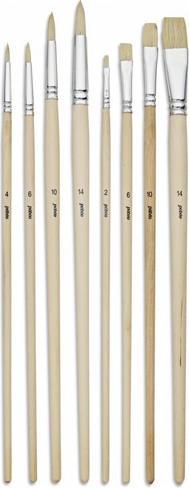 Produktbild Pebeo 8 Flache + runde ML-Bürste SBB