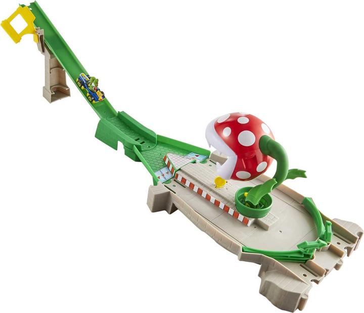 Produktbild Hot Wheels Mario Kart Piranha Plant Rennstrecke