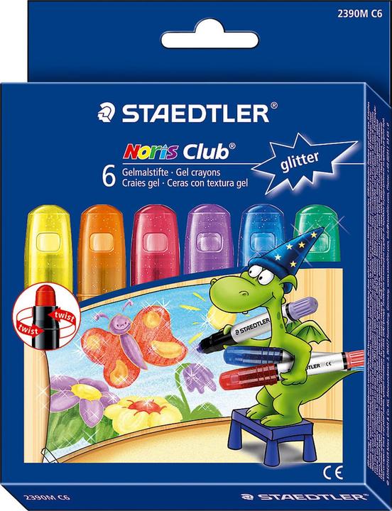 Produktbild Staedtler Noris Club Gelmalstifte metallic 6er (Farbig sortiert, 6 x)