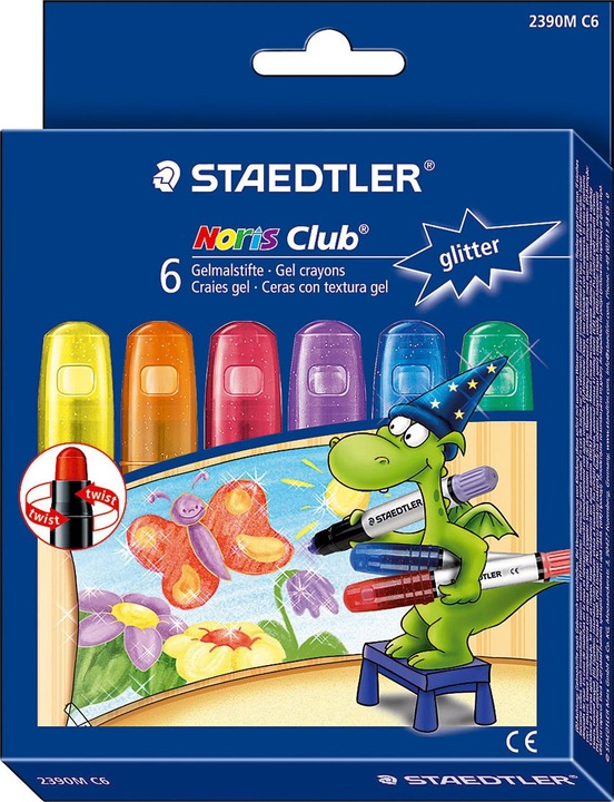 Staedtler Noris Club Gelmalstifte metallic 6er (Farbig sortiert, 6 x)