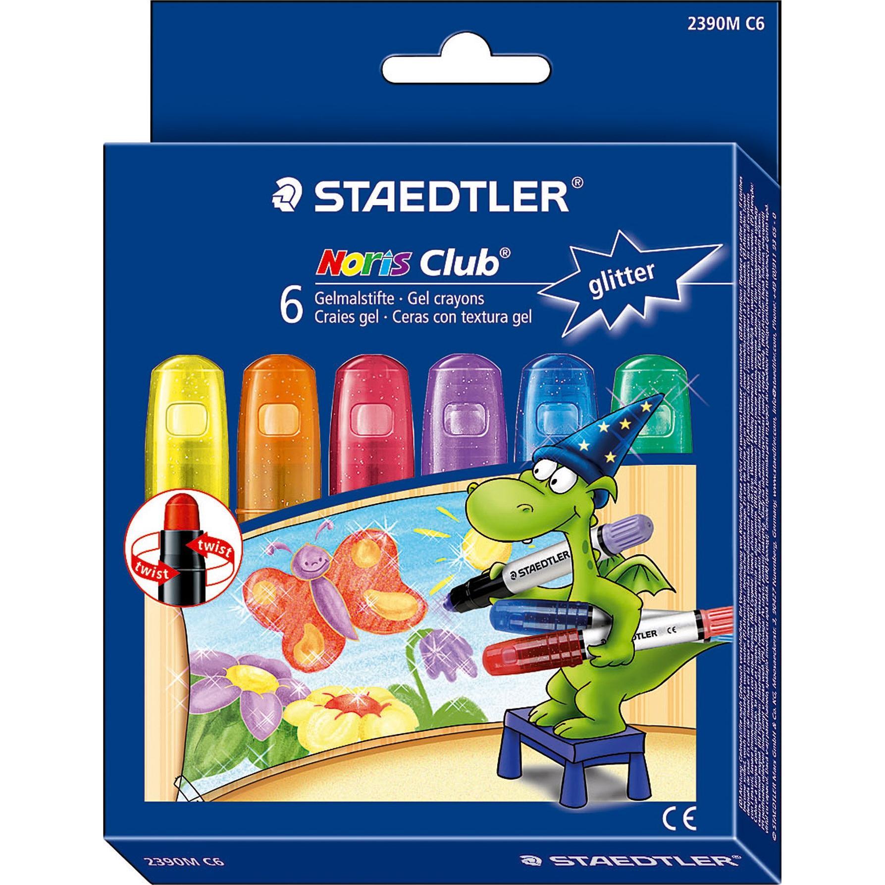 Thumbnail - Staedtler, Malstifte, Noris Club Gelmalstifte metallic 6er (Farbig sortiert, 6 x)