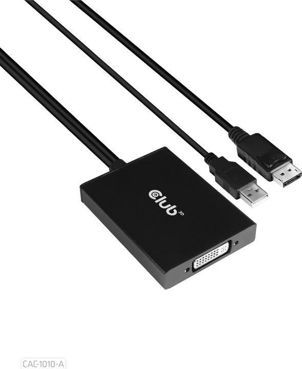 Immagine prodotto Club 3D Da DisplayPort a DVI-D Dual Link HDCP OFF (DVI, 0.82 cm)