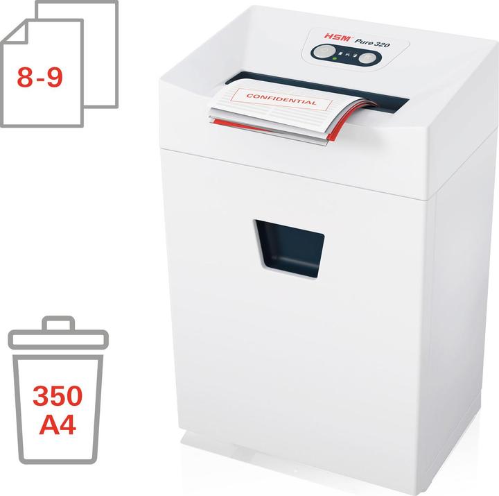 Actual product image HSM PURE 320 - Shredder (Particle cut)