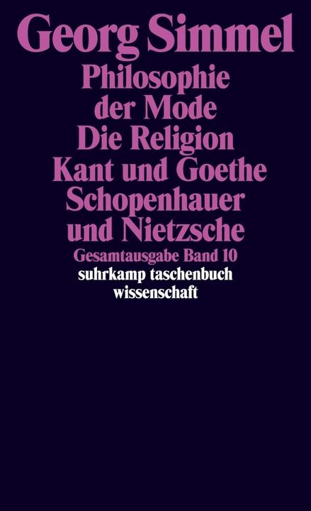 Produktbild Gesamtausgabe in 24 Bänden (Deutsch, Georg Simmel, 2013)