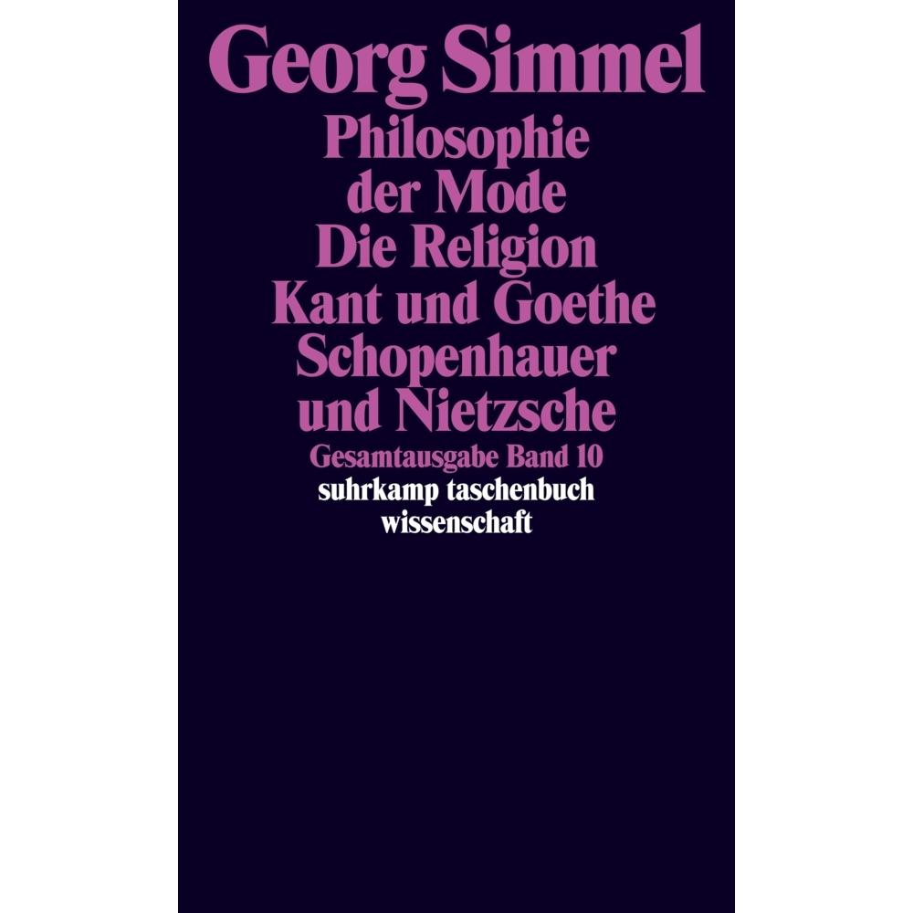 Gesamtausgabe in 24 Bänden, Fachbücher von Georg Simmel