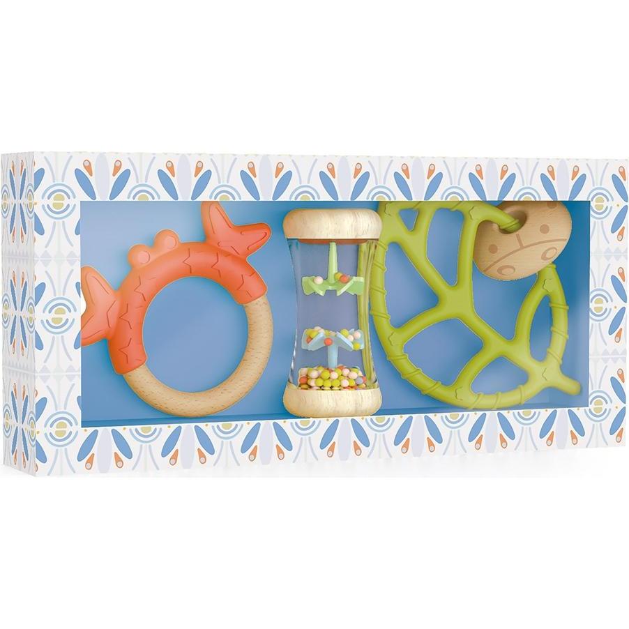 Djeco Mehrfarbig Babyrassel, Babyset