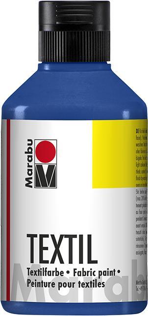 Actual product image Marabu Textile colour medium blue (250 ml)