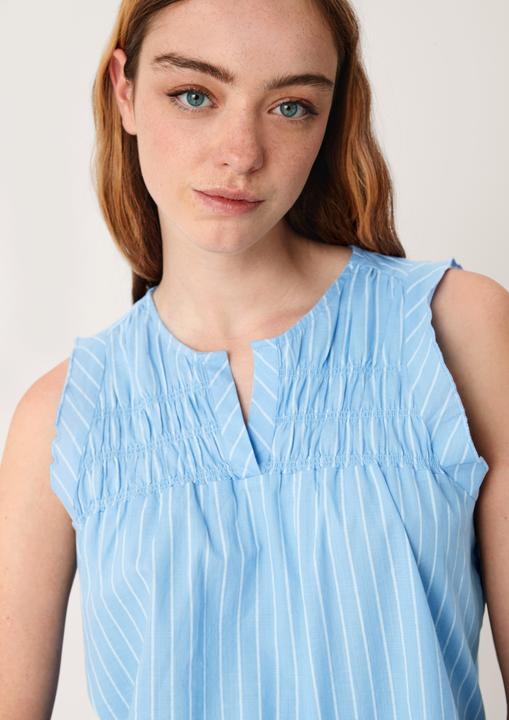 Produktbild s.Oliver Bluse Oversize Baumwollbluse mit Allovermuster (44)