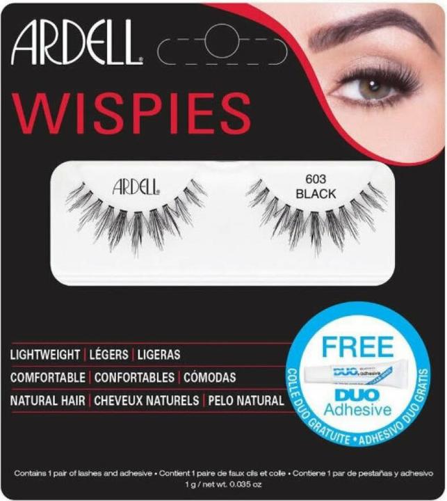 Actual product image Ardell Wispies False Lashes 603 Black (Artificial eyelashes)