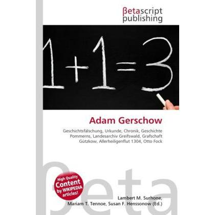 Thumbnail - Adam Gerschow, Fachbücher