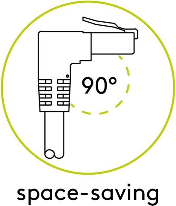 Actual product image Goobay Patch cable (F/UTP, CAT5e, 1 m)