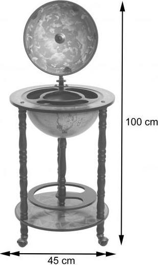 Actual product image Swisshandel24 Globe bar (33 cm)