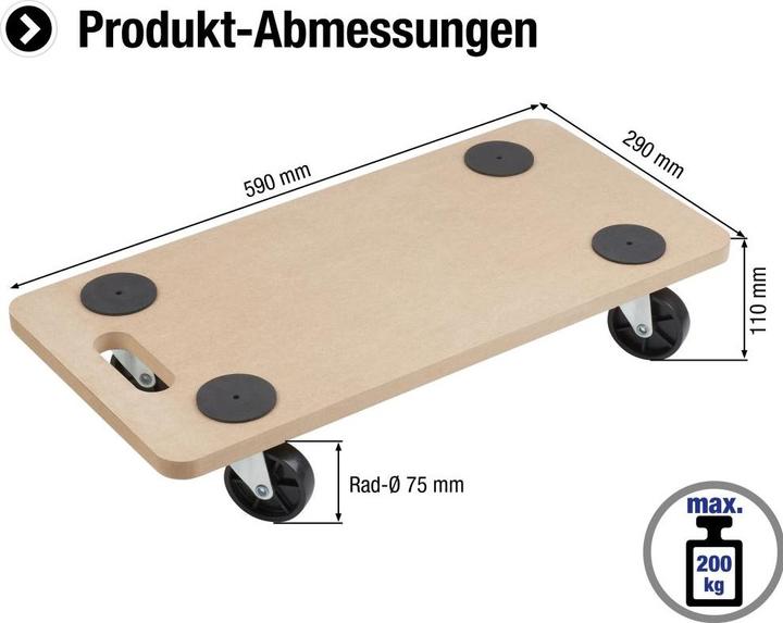 Image du produit Metafranc Scooter de transport (200 kg)