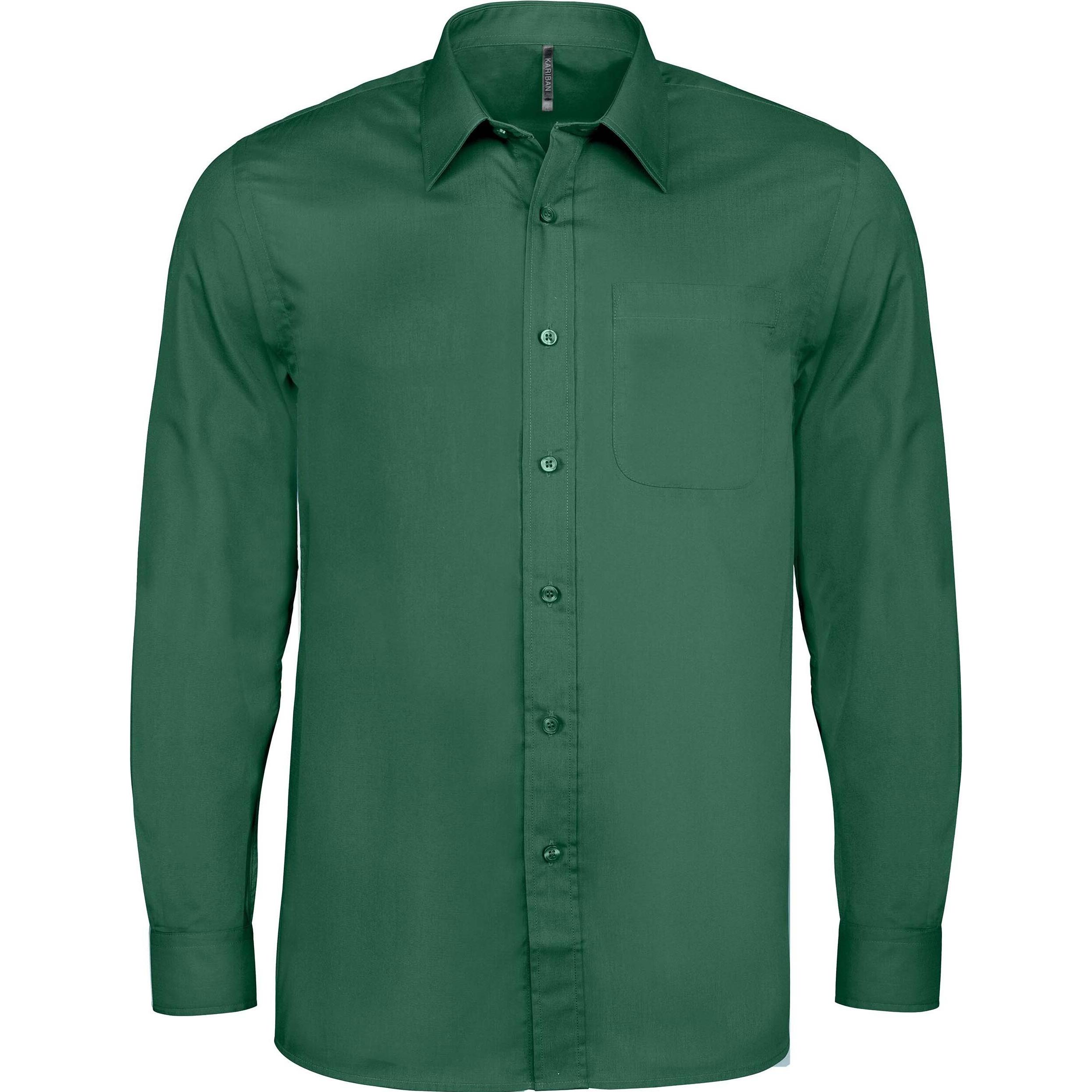 Kariban, Herren, Hemd, Jofrey, Grün, (6XL)