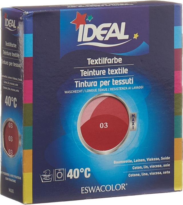 Image du produit Ideal / Eswacolor Colorant textile (1 Cycles de lavage, Lessive liquide)