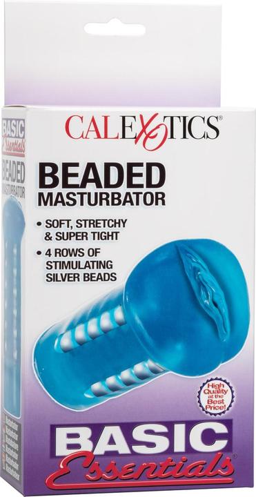 Actual product image CalExotics Basic Essentials Beaded Masturbator