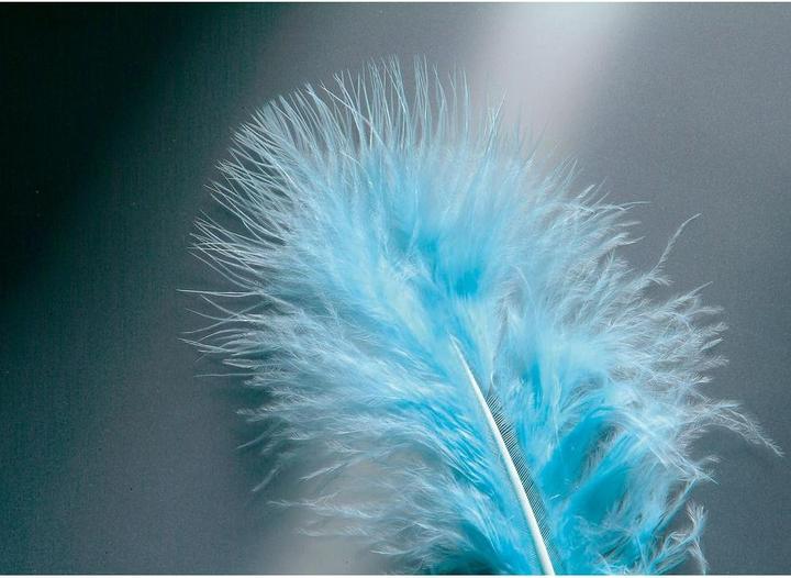 Actual product image Glorex Marabou feathers light blue