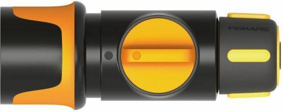 Fiskars Conector de mangueras ON/OFF Confort 9mm (3/8")