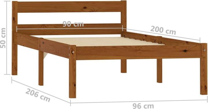Image du produit vidaXL Bettgestell (90 x 200 cm)