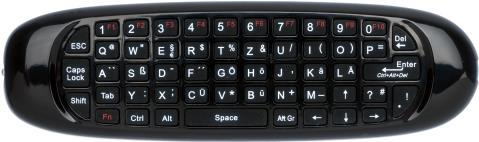 Image du produit Xoro AMW 100 Airmouse (Télécommande universelle, Fréquence radio (RF))