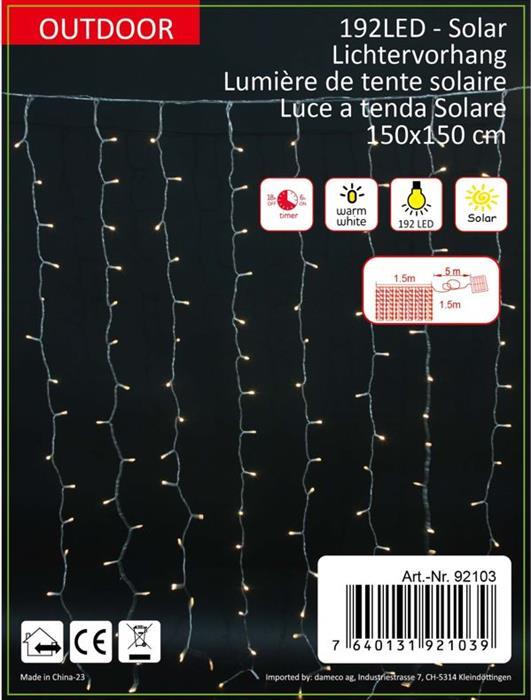 Produktbild GuGus LED Solar Lichtervorhang (1.50 m)