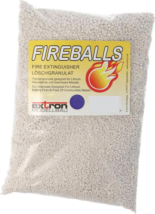 Produktbild Extron Modellbau Fireballs Feuerlöschgranulat für Lithium Akkus, Brandschutz, Löschmittel