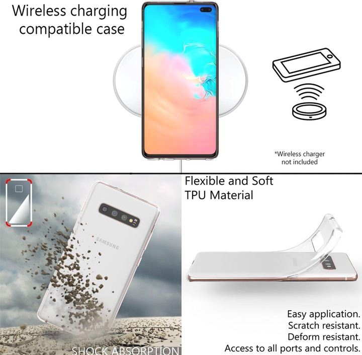 Actual product image Nalia Mobile phone cover (Samsung Galaxy S10+)