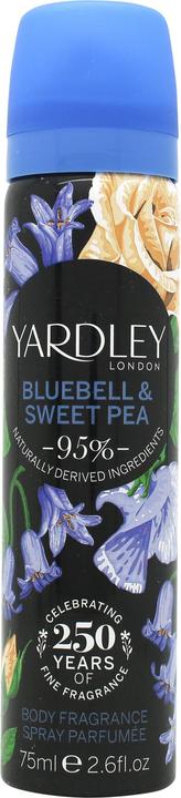 Actual product image Yardley Bluebell & Sweet Pea by London Body Fragrance Spray 77 ml (Spray, 75 ml)