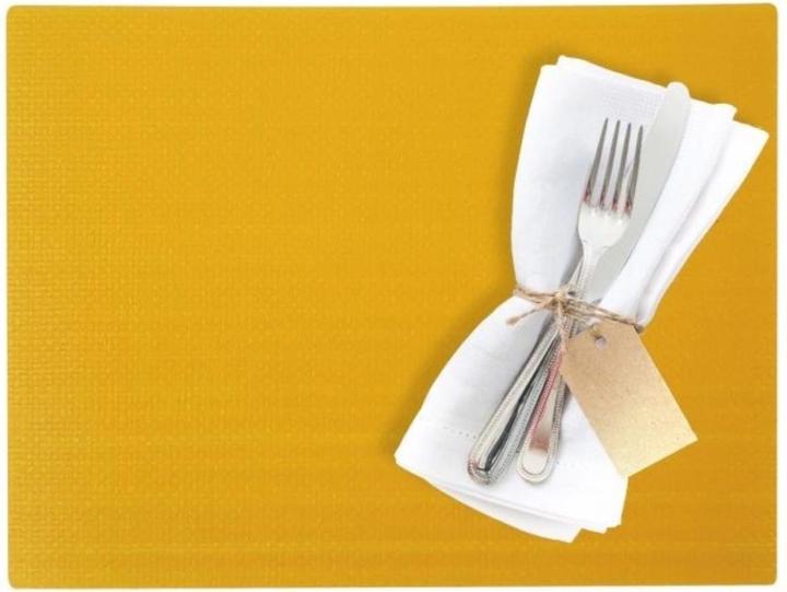 Actual product image Westmark PP placemat "Coolorista", square, sunny yellow, 45x32.5 cm