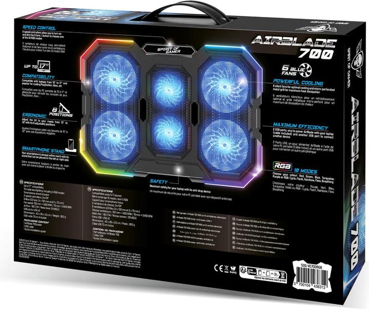 Image du produit Spirit Of Gamer Airblade 700 RGB