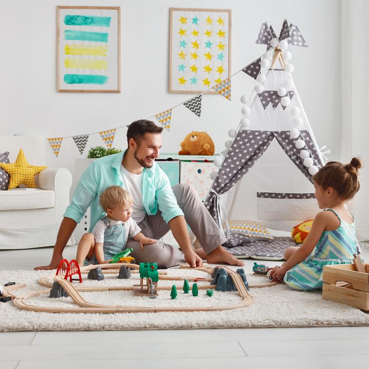 Actual product image Relaxdays Lama Children's Shelf with Boxes